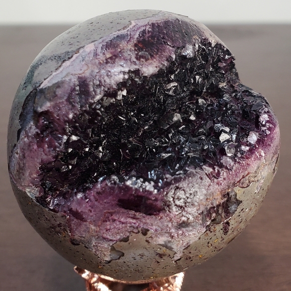 Amethyst Crystal Sphere 50mm - Picture 7 of 16